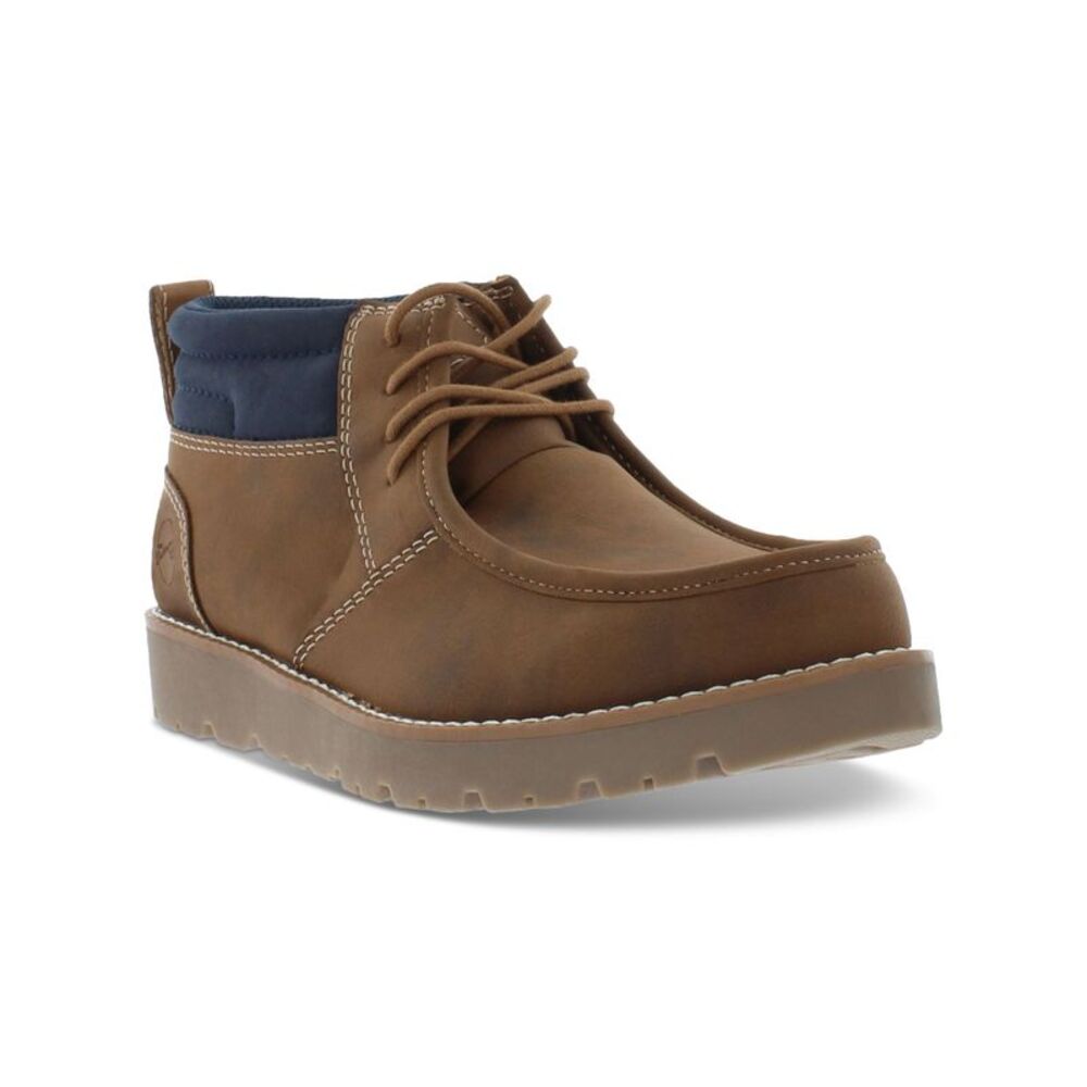 WEATHERPROOF VINTAGE Mens Tan Brown Chester Toe Platform Chukka Boots 9 M